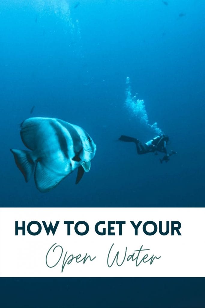 Pin for Open Water Scuba Certification