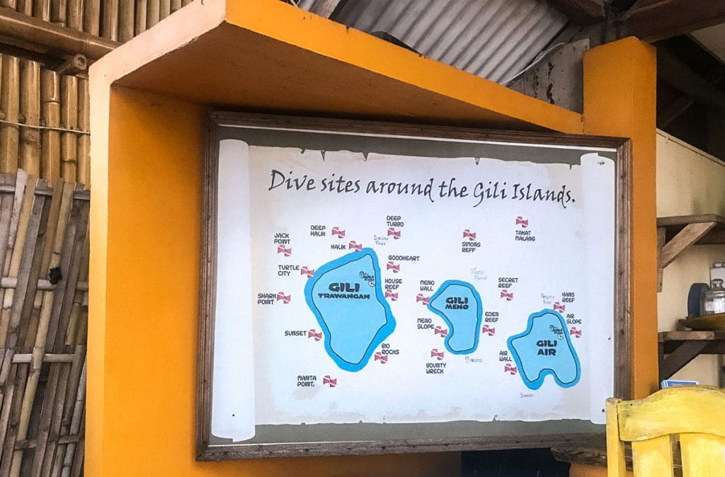 Diving in Gili Islands