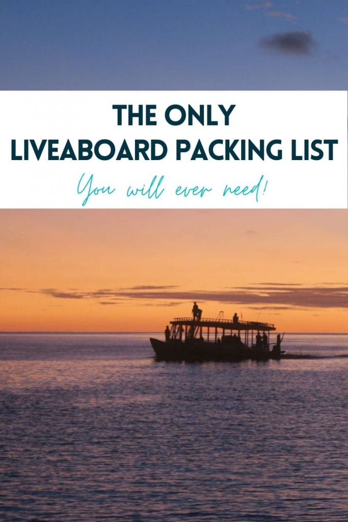 Pin for Liveaboard Packing List