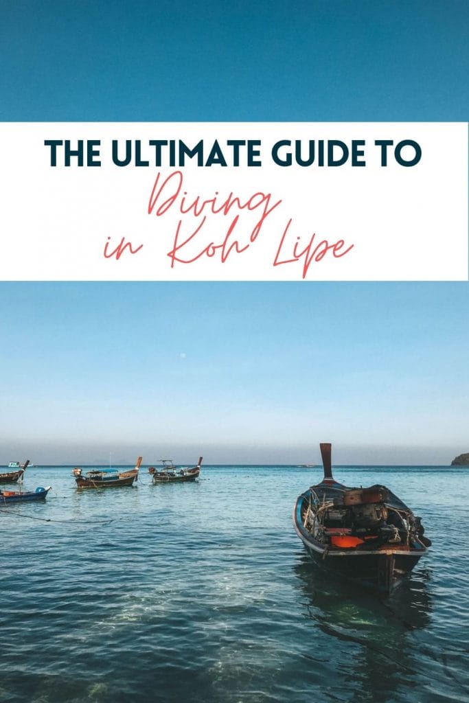 pin for diving in Koh lipe