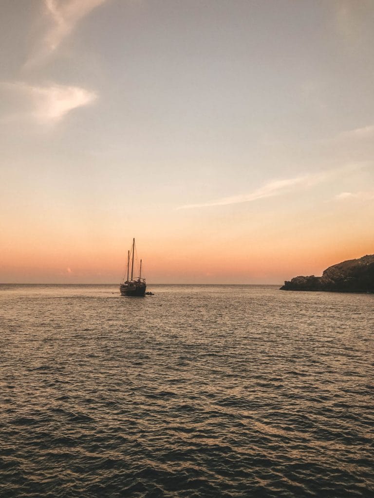 Sunset in the similan islands