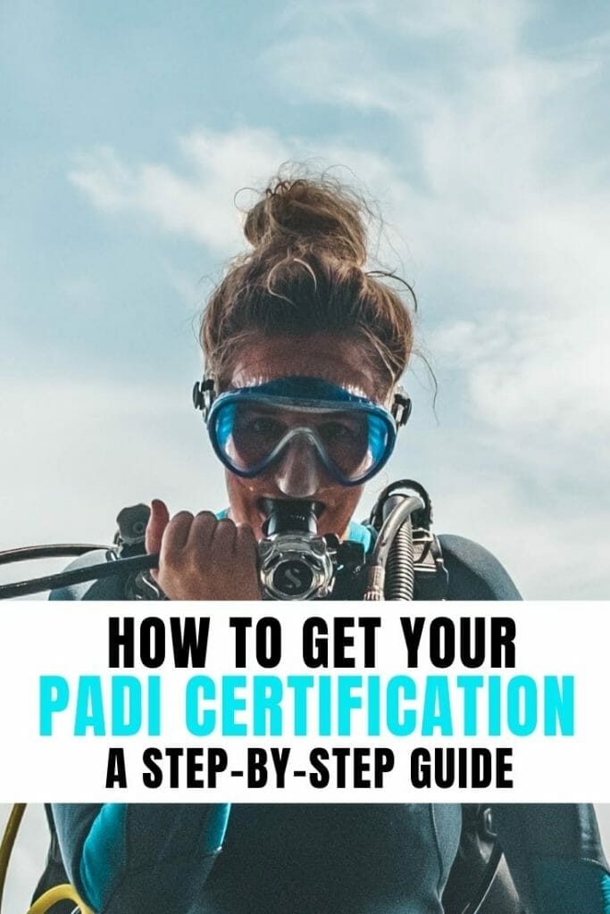 Pin for PADI certification