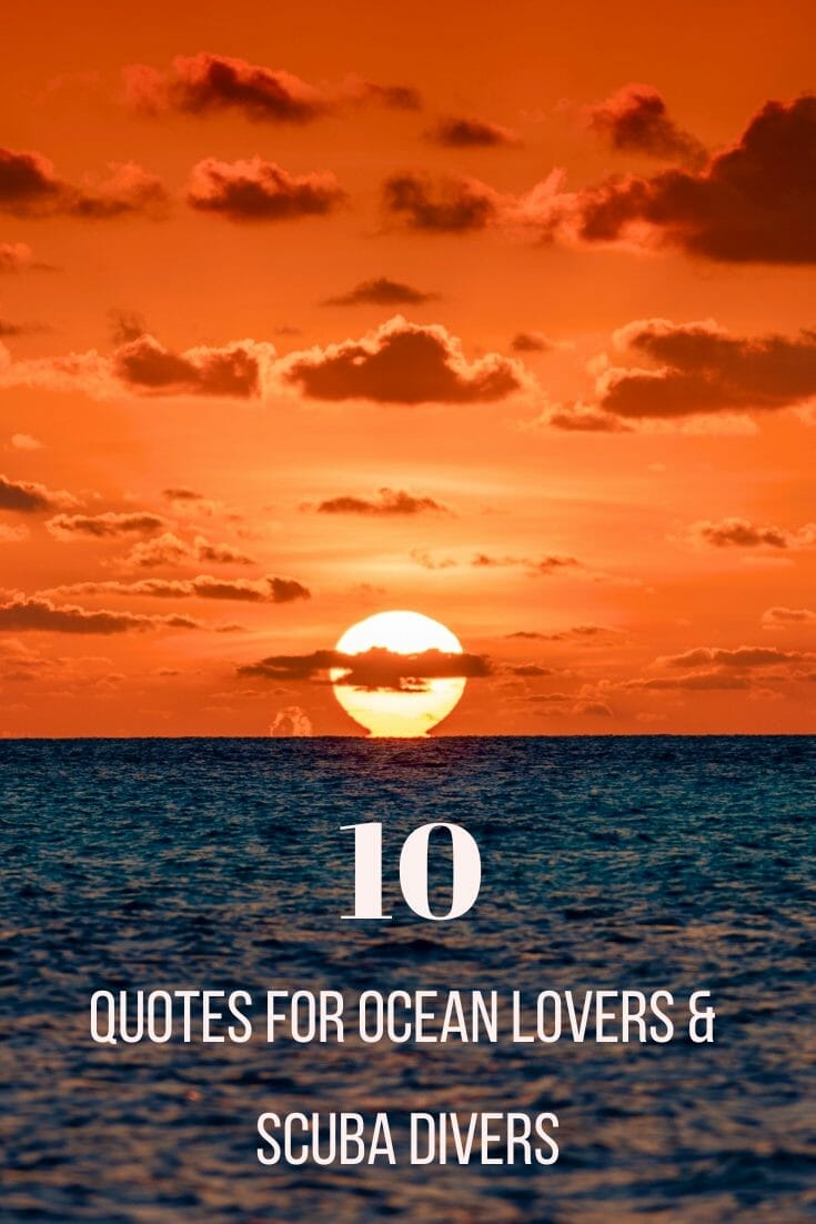 Pin for scuba diving quotes