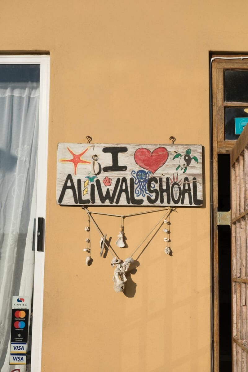 I love Aliwal Shoal sign