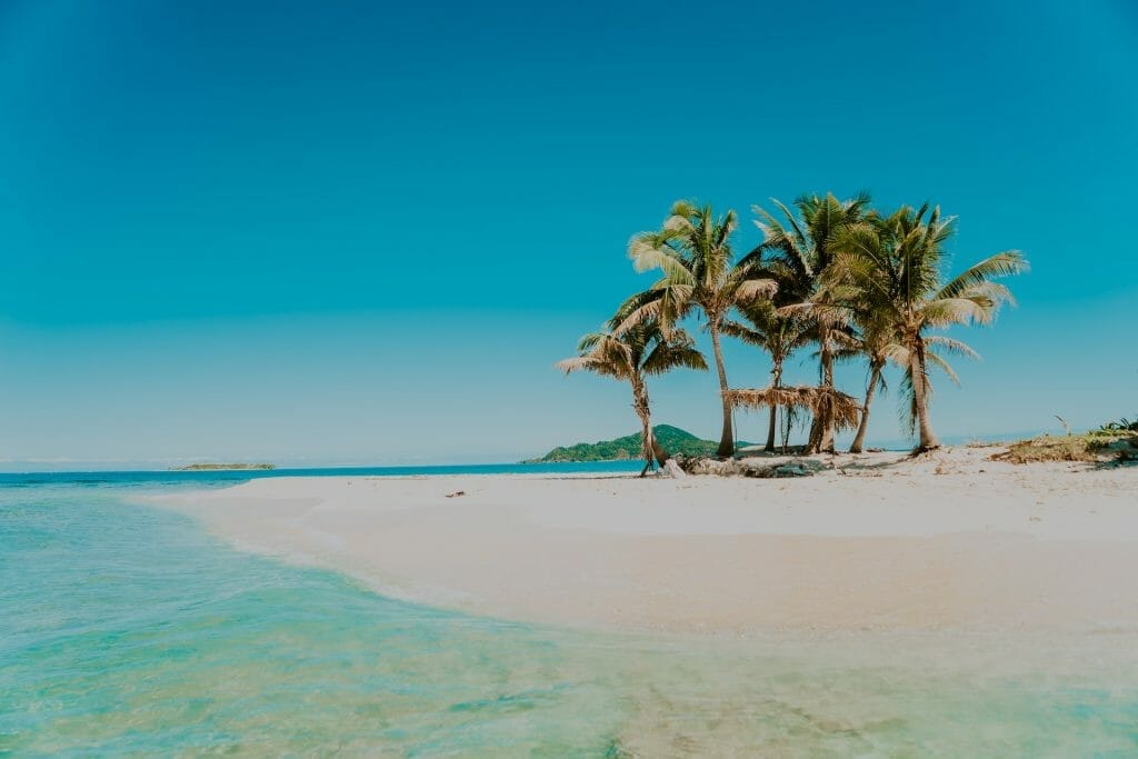 Secluded beach in Roatan