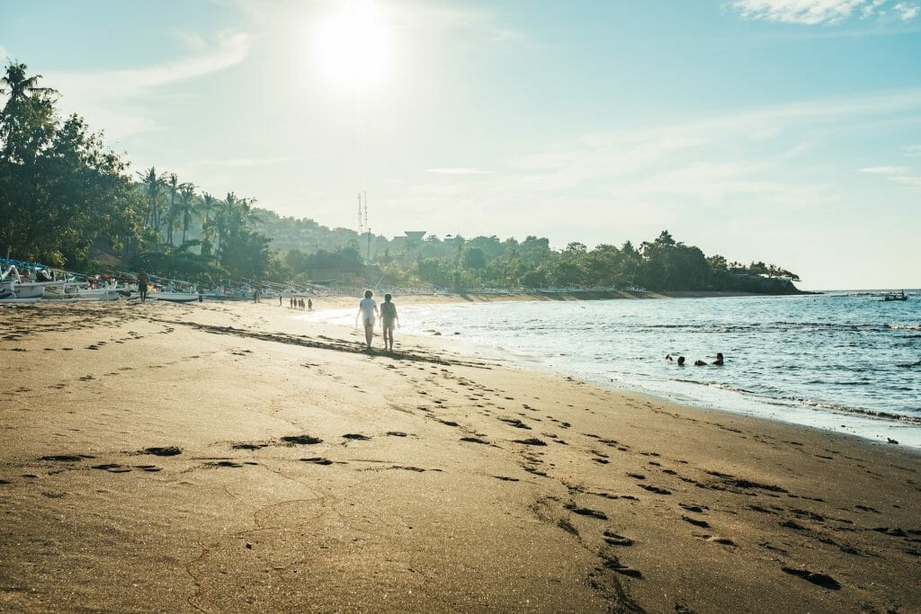 Tulamben beach in Bali
