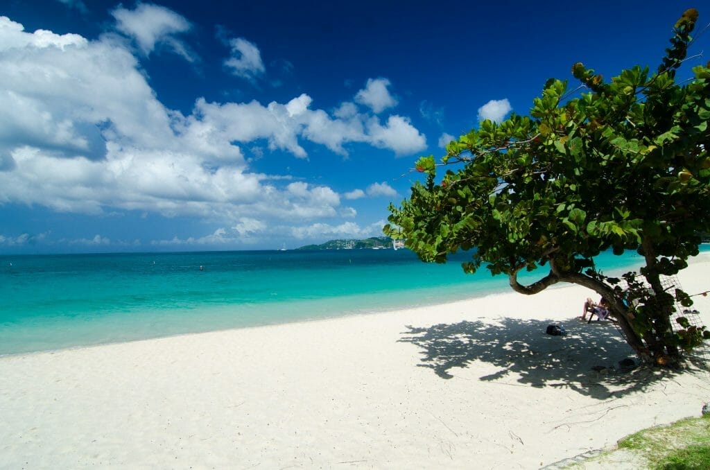 grand anse beach in Grenada