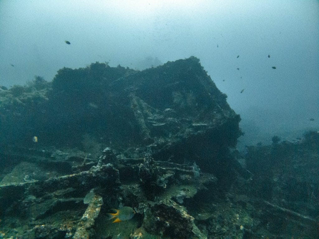 Tulamben wreck in Bali