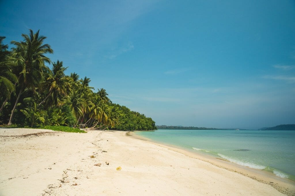 Beautiful beach in the Andaman Islands