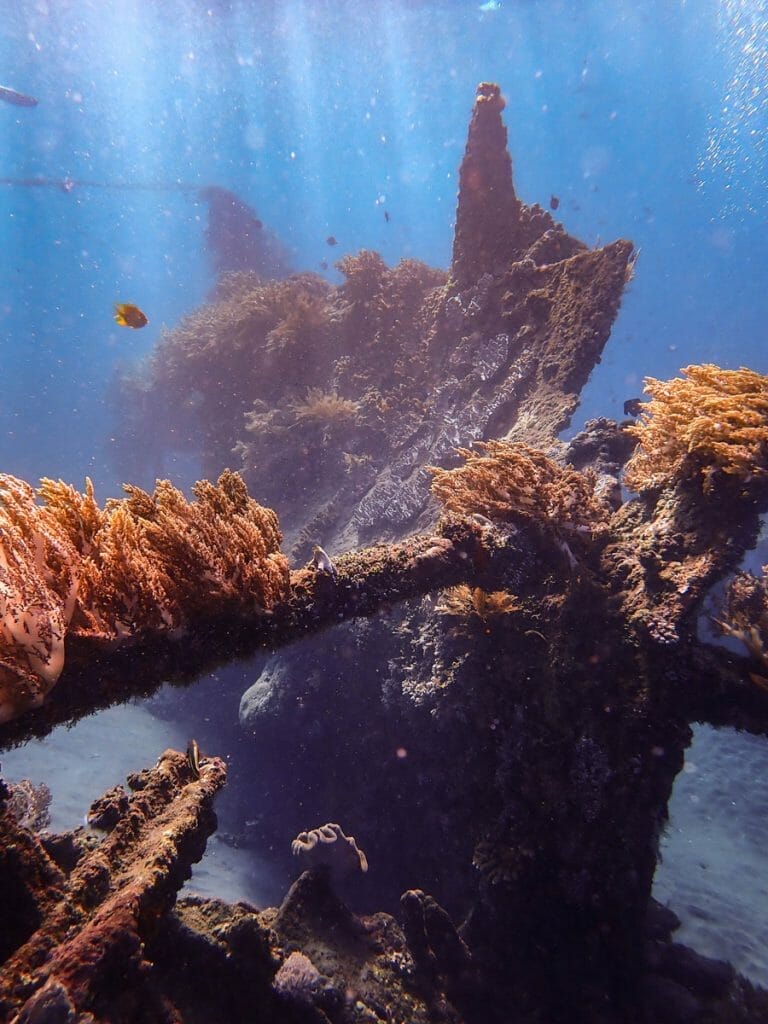 Japanese Wreck in Amed