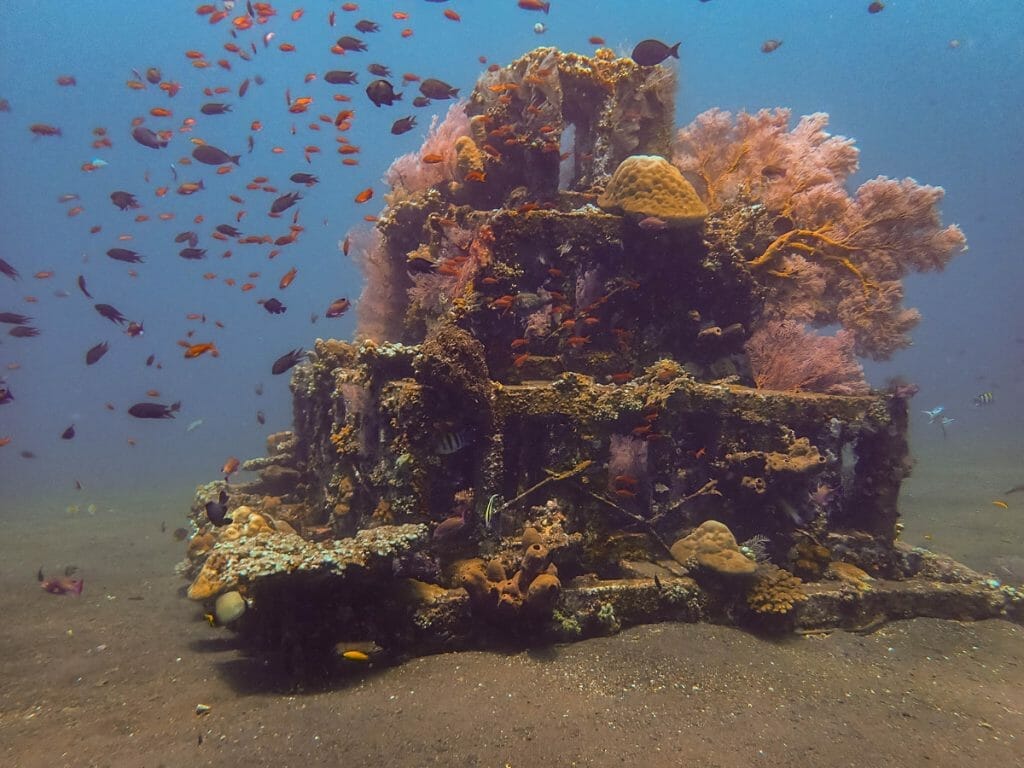 Pyramids dive site in Amed